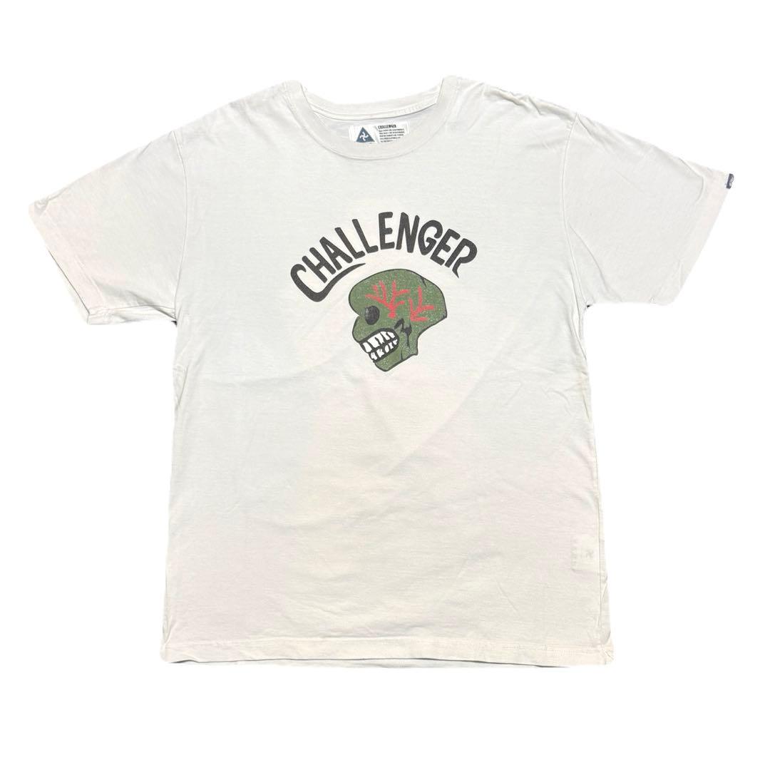 CHALLENGER チャレンジャー Tシャツ L白 ドクロ　長瀬智也 スカル