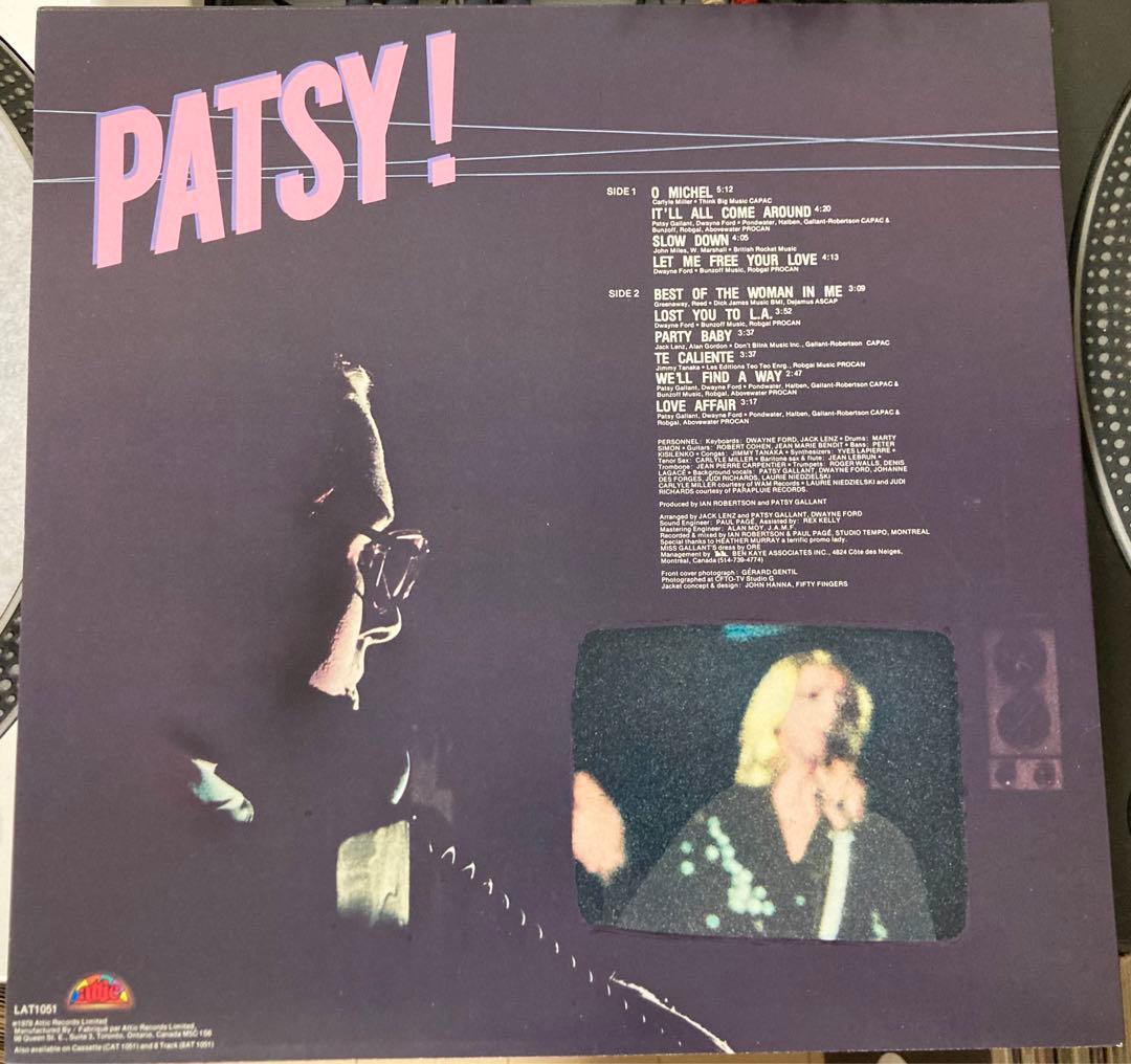 【激レア盤】PATSY GALLANT / PATSY! LP レコード