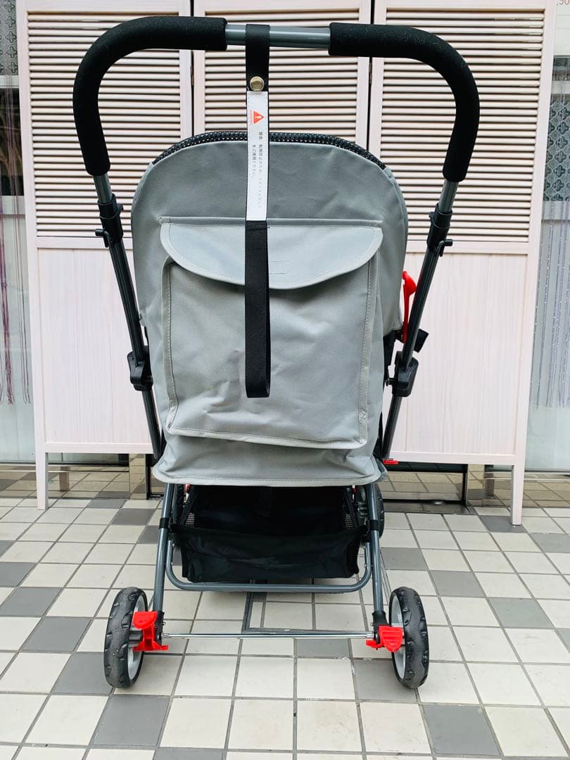 【３月中旬頃迄】極美品⭐︎ペットカート 中型犬・小型多頭 グレー