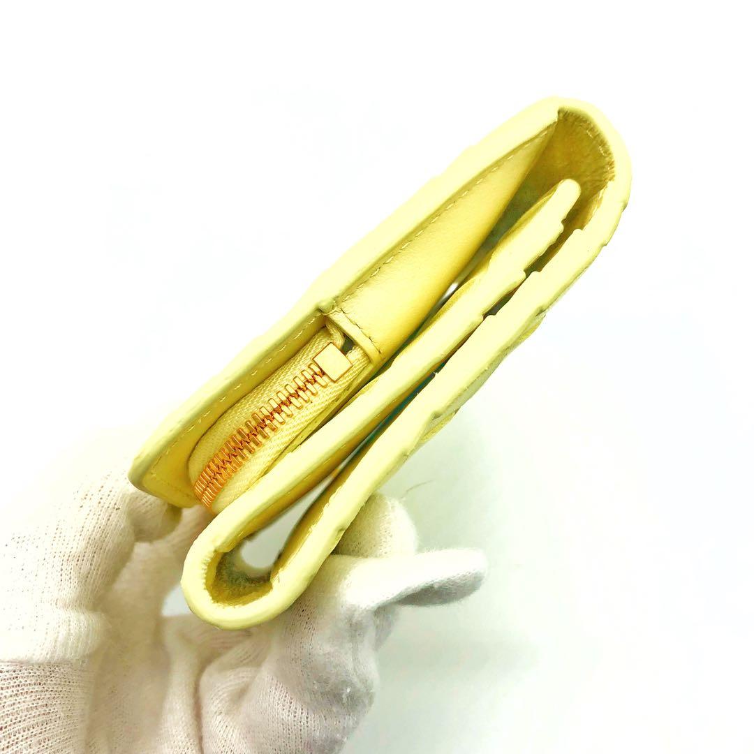 専用✨ボッテガヴェネタ イントレチャート　レザー　三つ折り財布