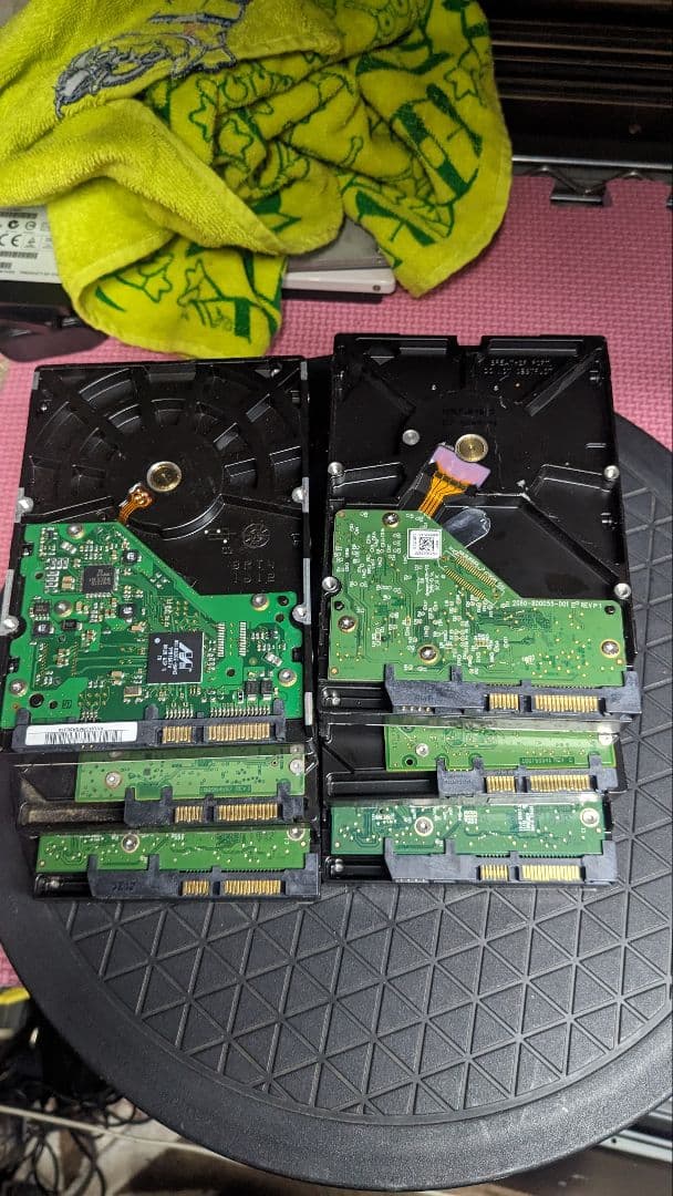 HDD 4TB 3TB 2TB 1TB 6個 まとめ