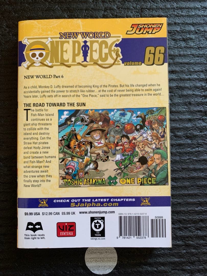 【7】ワンピース ONE PIECE 漫画 セット 英語版66巻-69巻