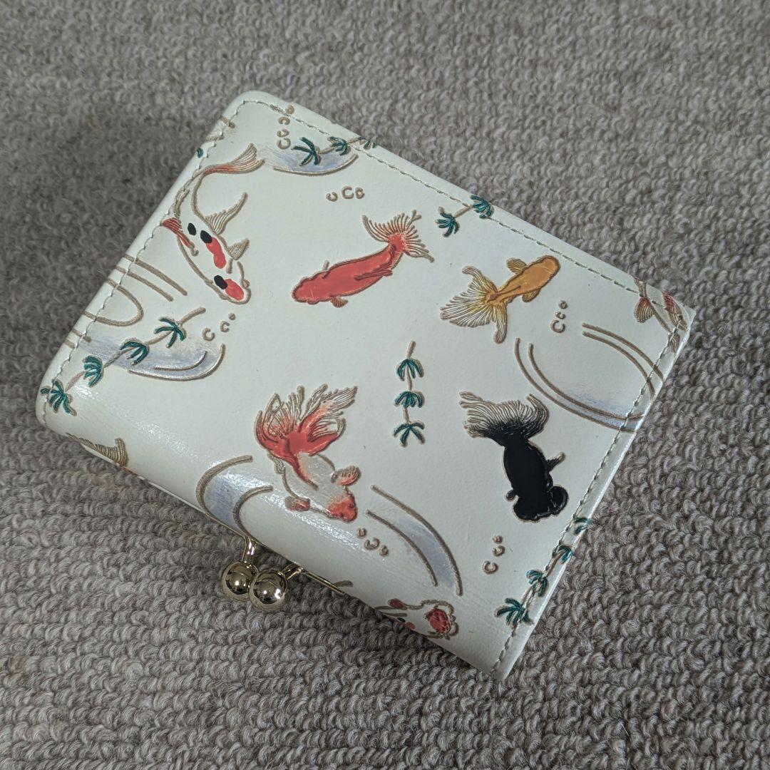 専用です　文庫屋大関　金魚　三つ折りミニ財布　美品