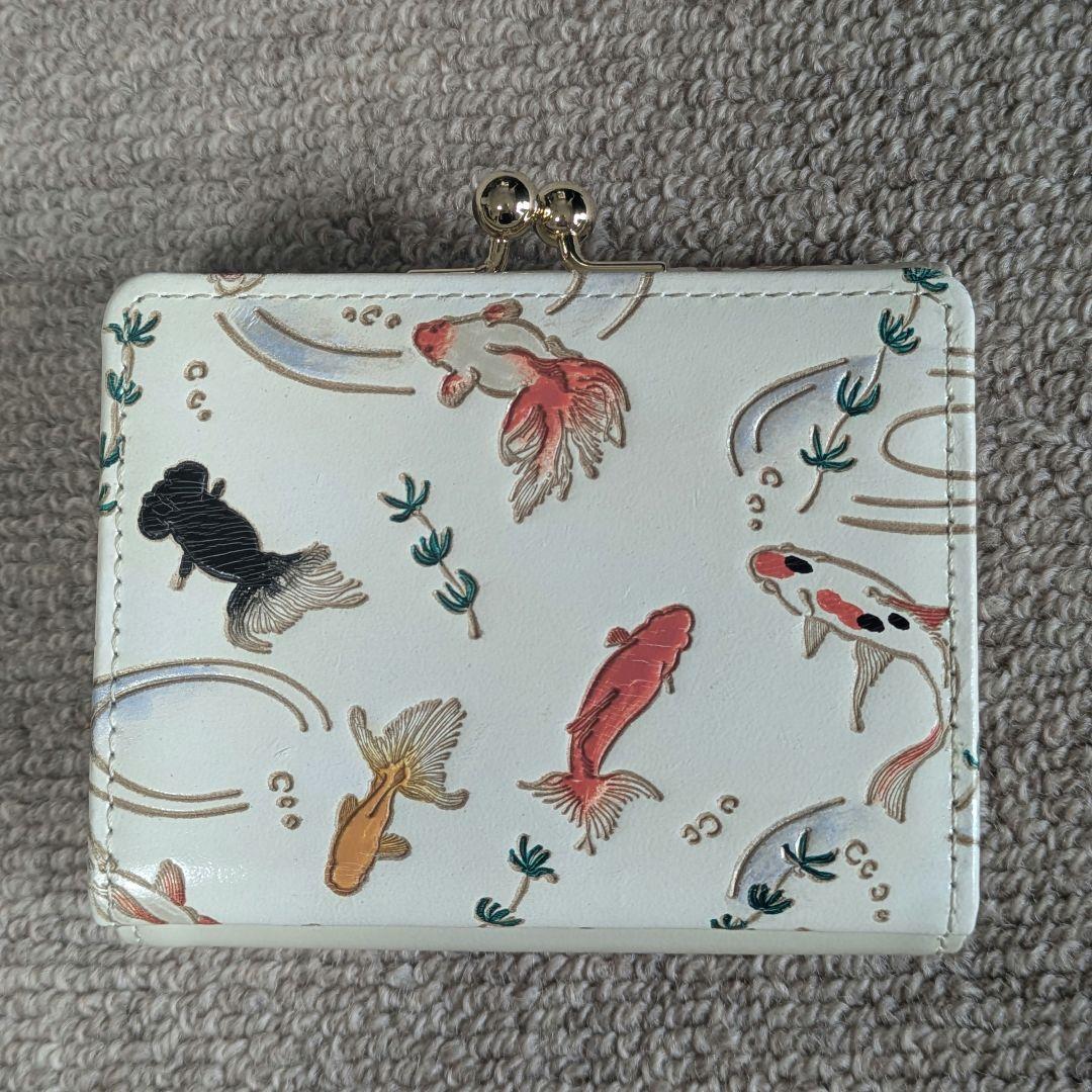 専用です　文庫屋大関　金魚　三つ折りミニ財布　美品