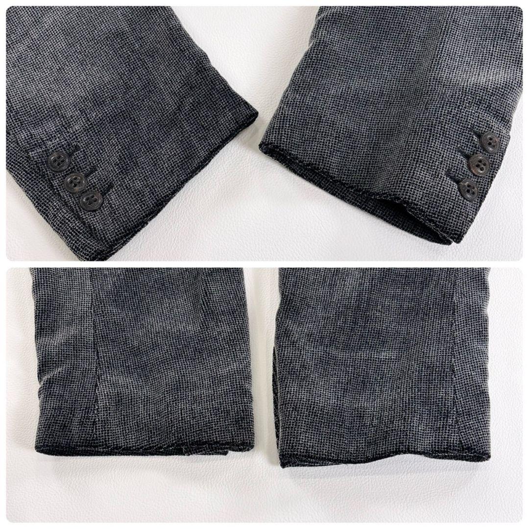 美品 黒タグ ジョルジオアルマーニ BORGO21 ジャケット シルク混 L