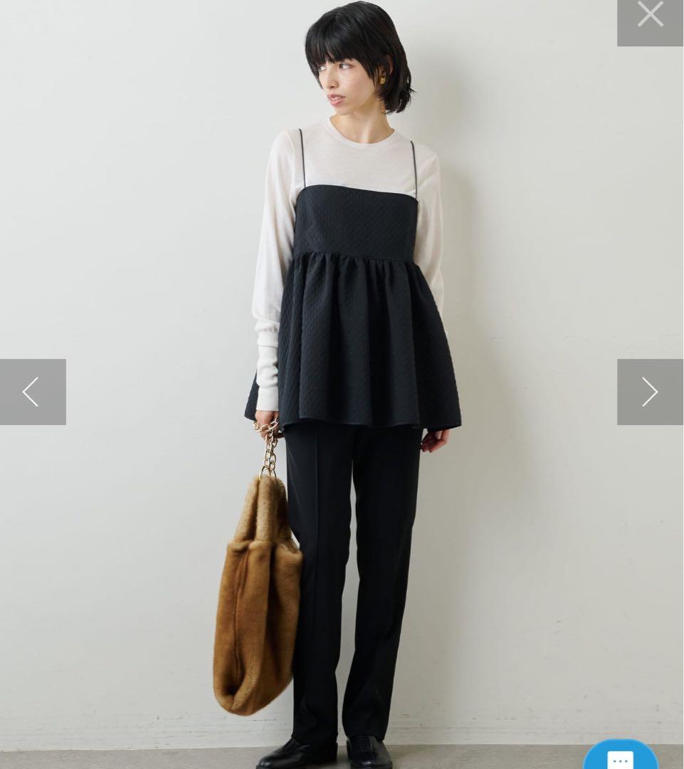 美品⭐︎Whim Gazette⭐︎ウィムガゼット⭐︎ ジャガードキャミブラウス