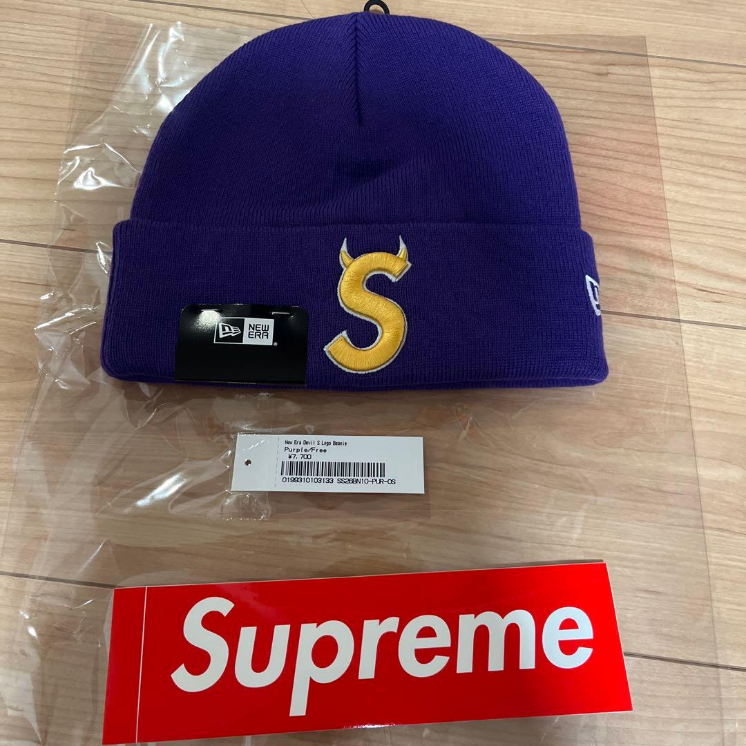 ゆ*き様 supreme New Era Devil S Logo Beanie