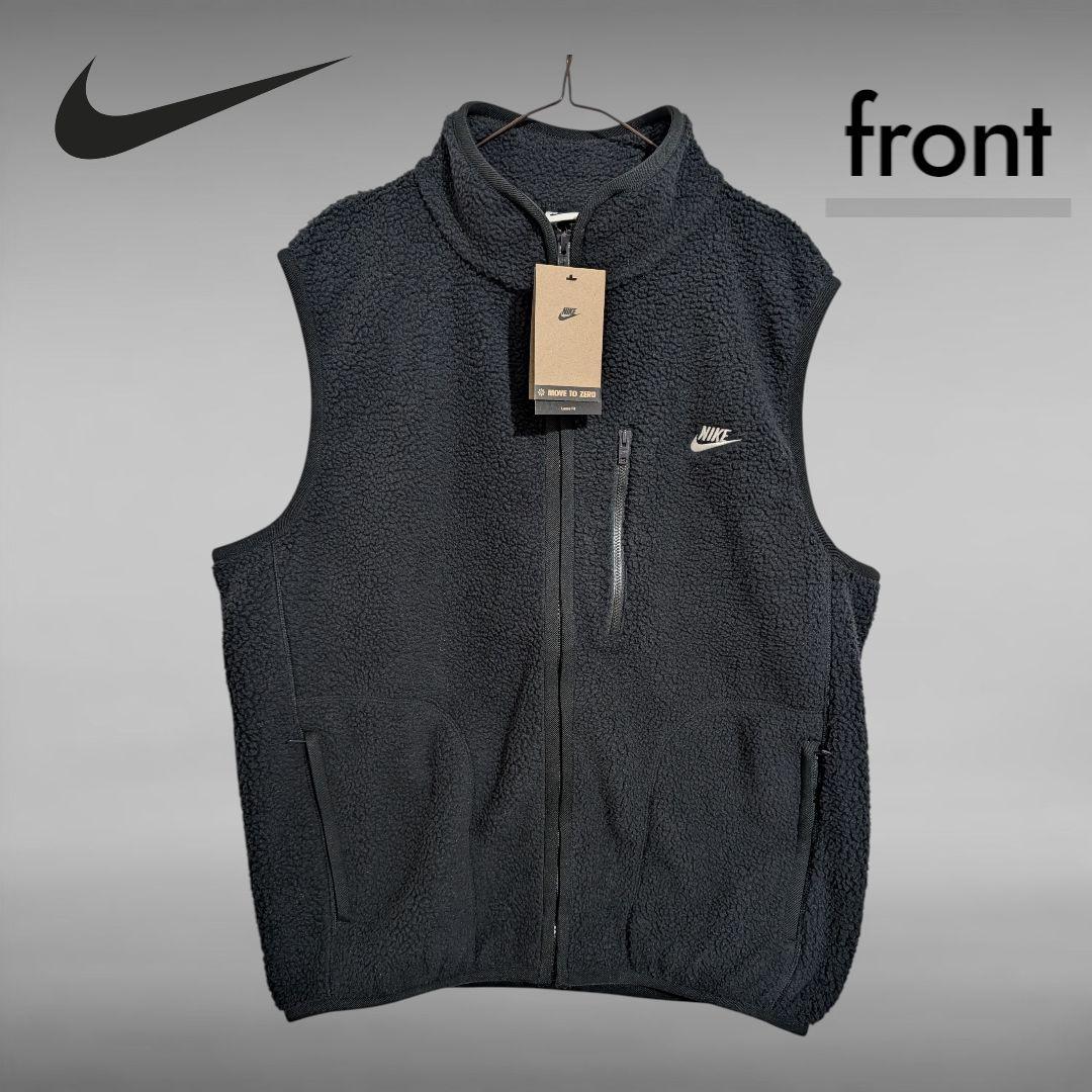 【新品】NIKEナイキ フリースクラブ シーズナル ウィンターライズド ベストL