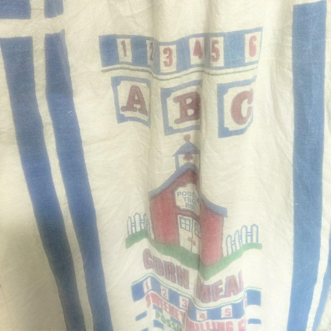 フィードサックワンピース　70s 80s vintage 古着