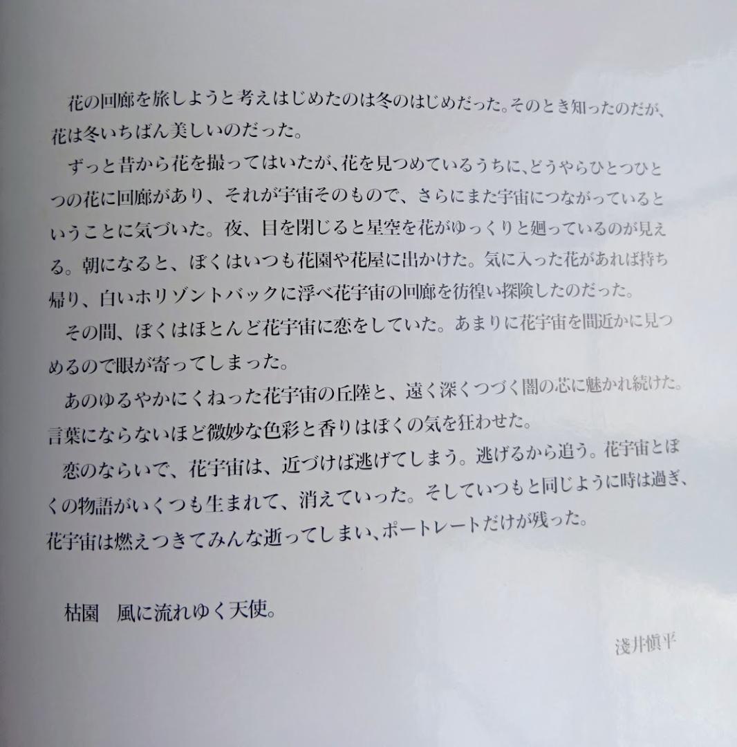 「花」 浅井慎平写真集　大型本 – 1991年　サンリオ