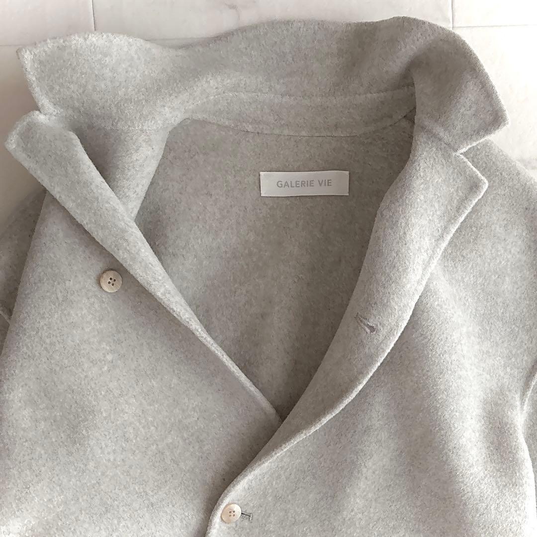 美品✨ギャルリーヴィー　ウールカシミヤダブルフェイス チェスターコート