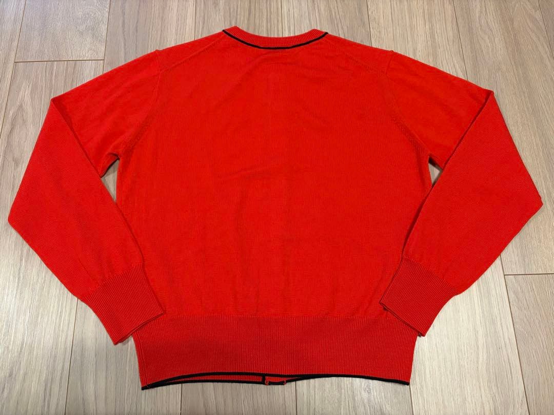 MACPHEE★ プレーンウール クルーネックカーディガン