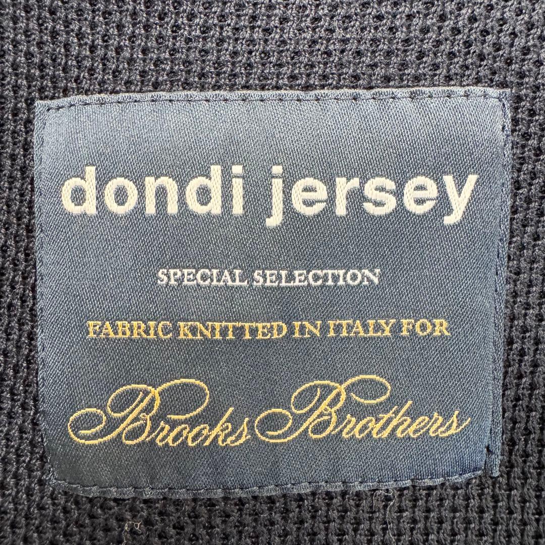 極希少 ブルックスブラザーズ DONDI JERSEY MILANO 紺ブレ
