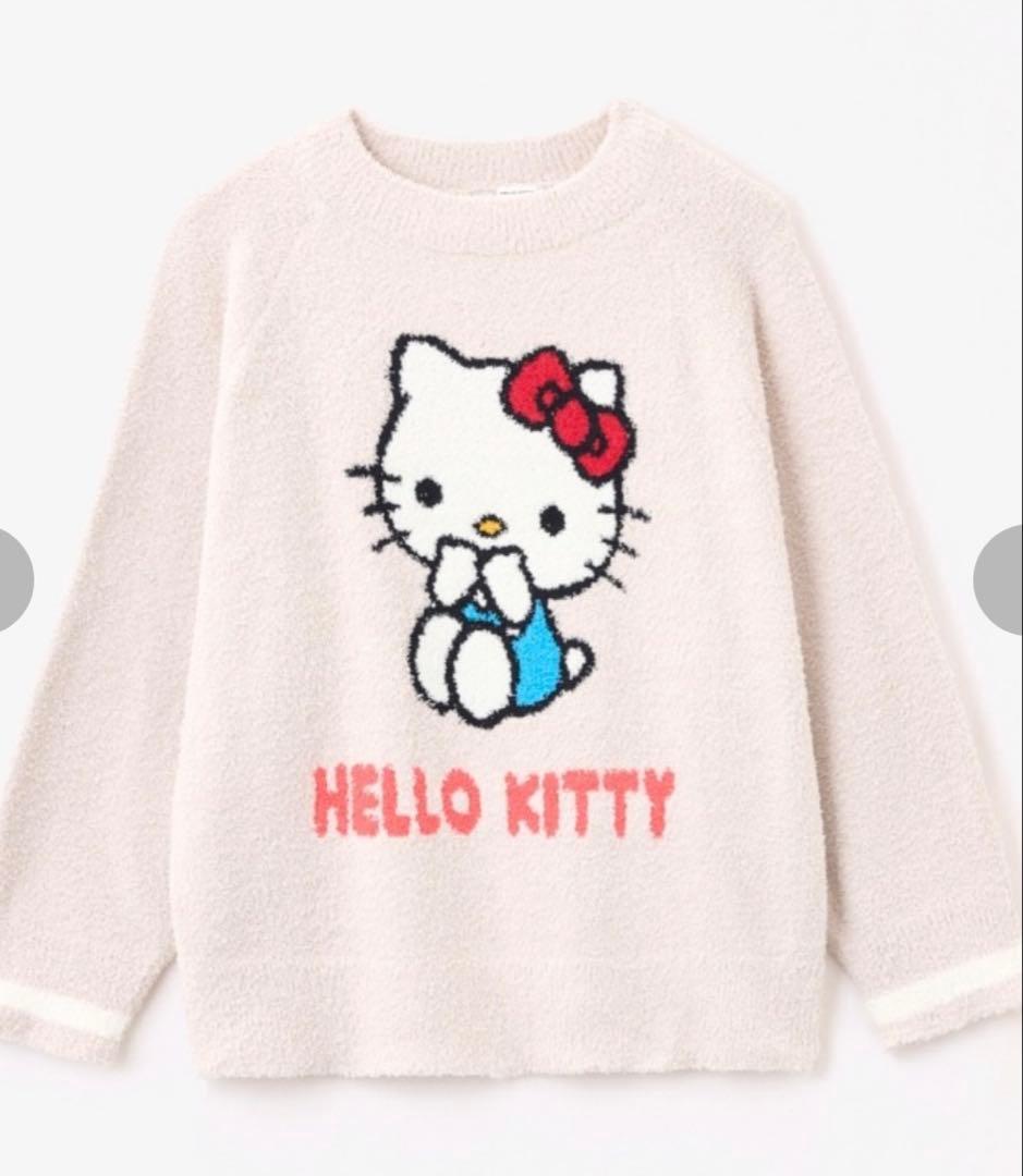 HELLO KITTY スウェットセット ベージュ　大きいサイズ　新品未使用