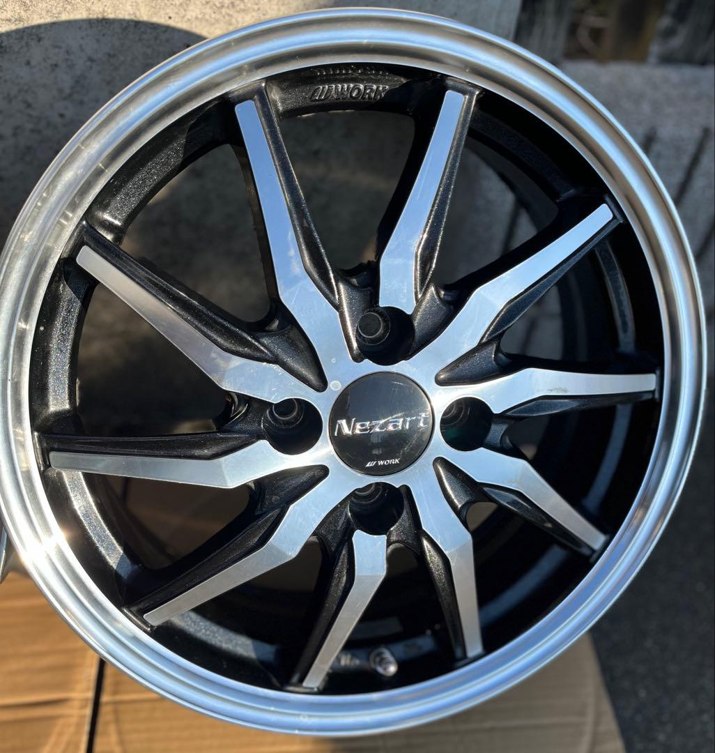 WORK Nezart 10T 15インチアルミホイール　4本セット