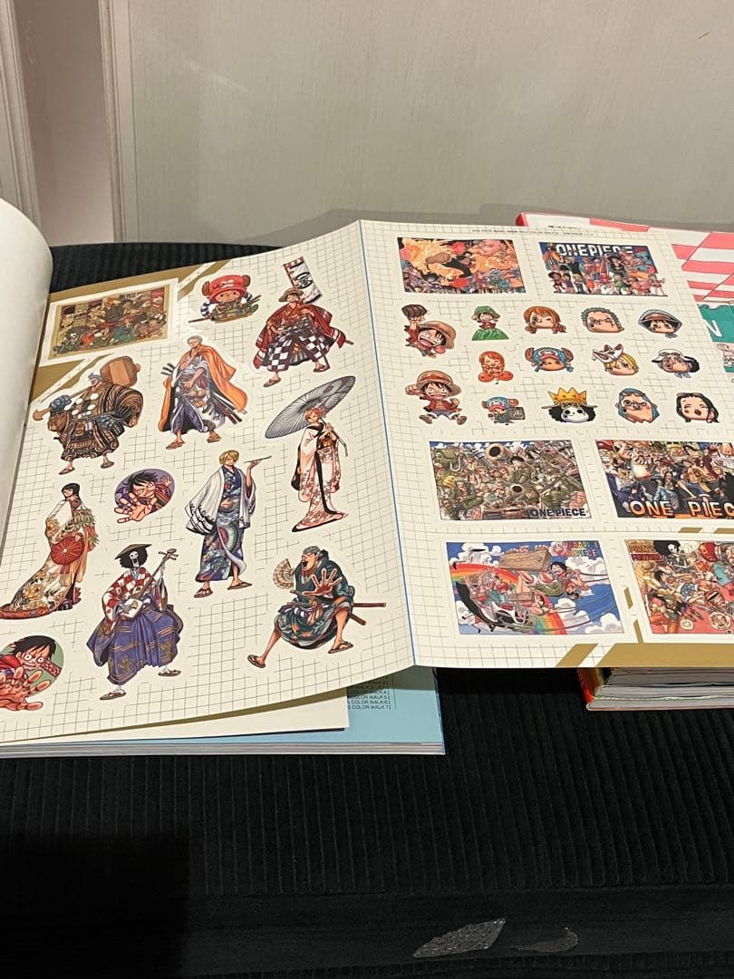 ONE PIECE 尾田栄一郎画集 COLORWALK 1-8セット