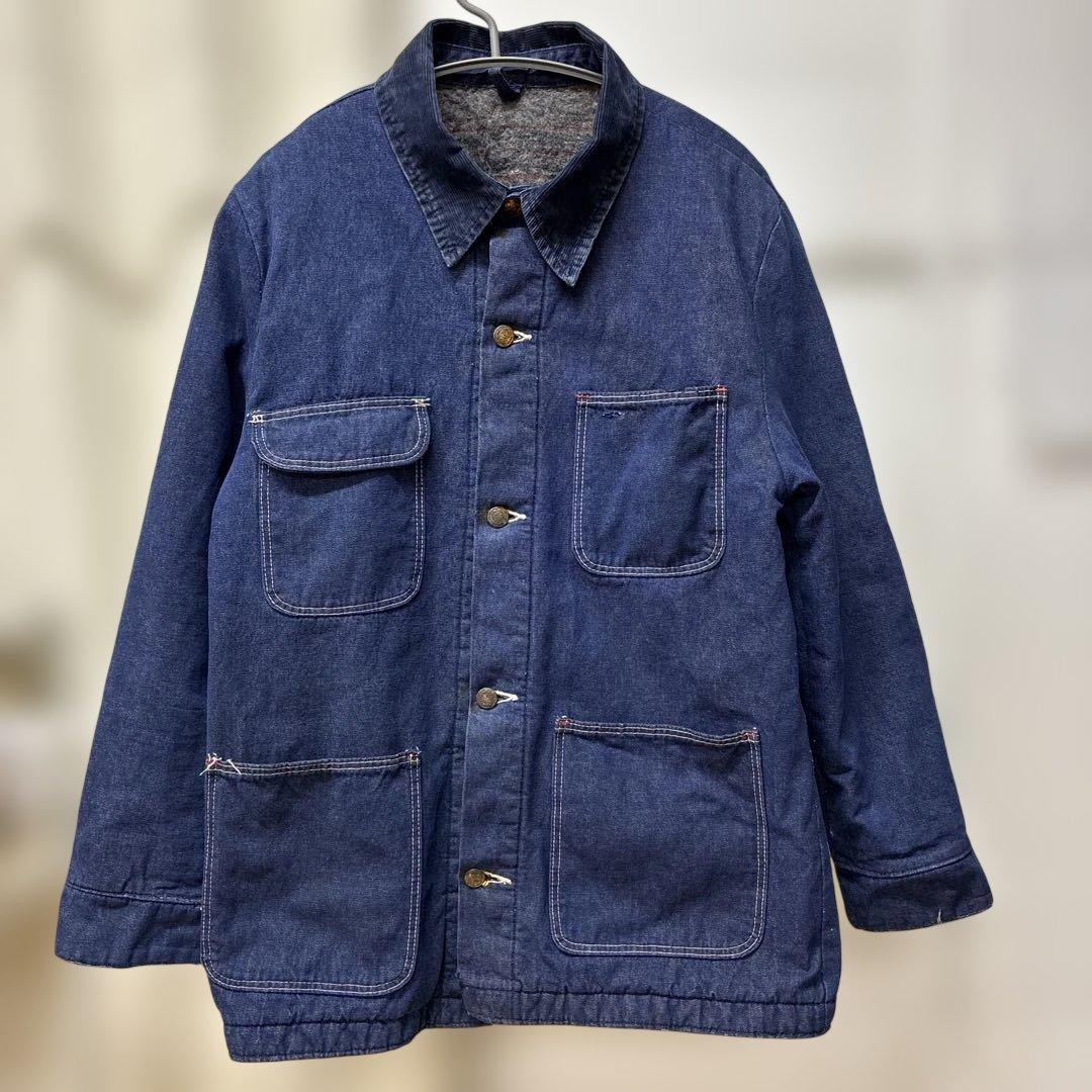 【60s】 Wrangler Blue Bell デニム カバーオール 48