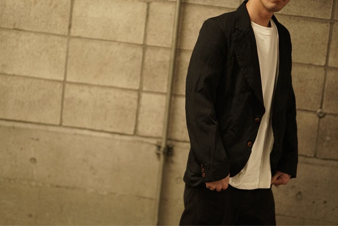 14aw ポリ縮 dot zip jacket コムデギャルソン オムプリュス