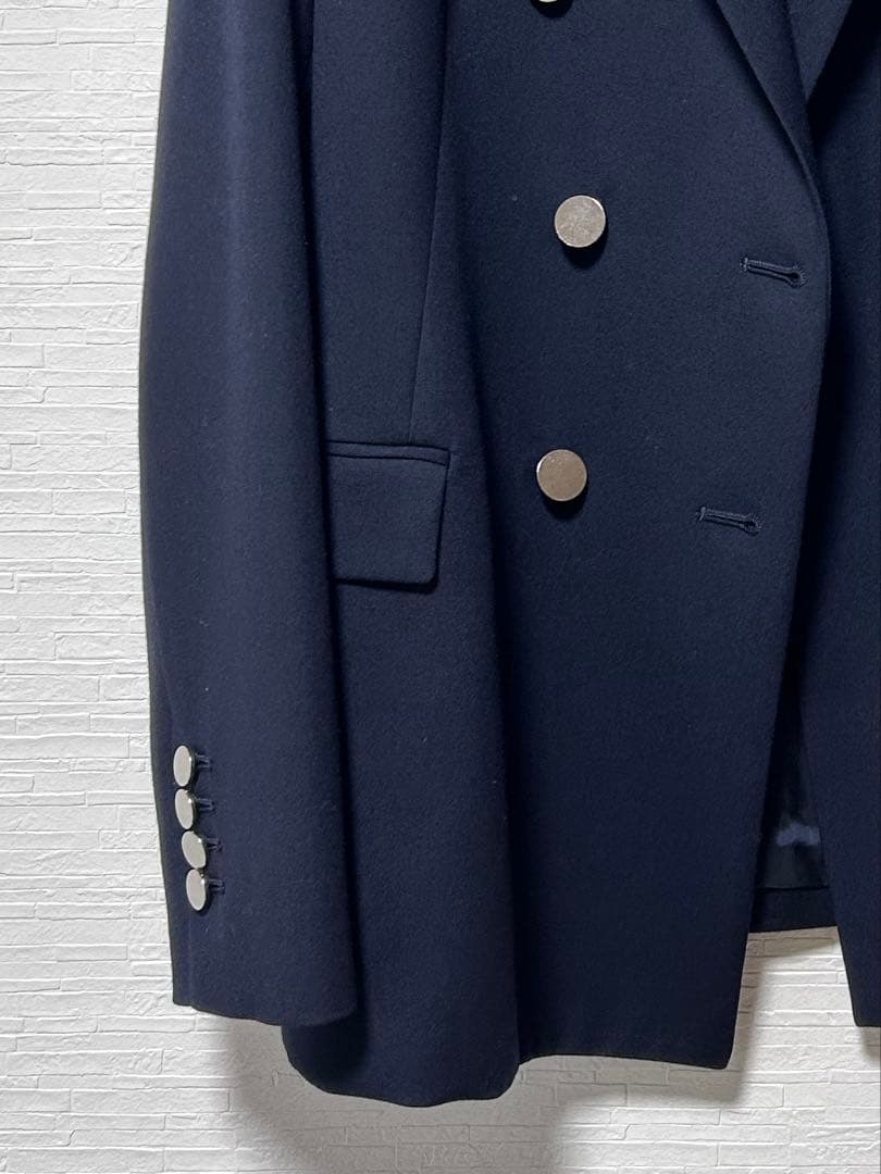 美品 イエナ ダブルブレストジャケット ネイビー 38サイズ