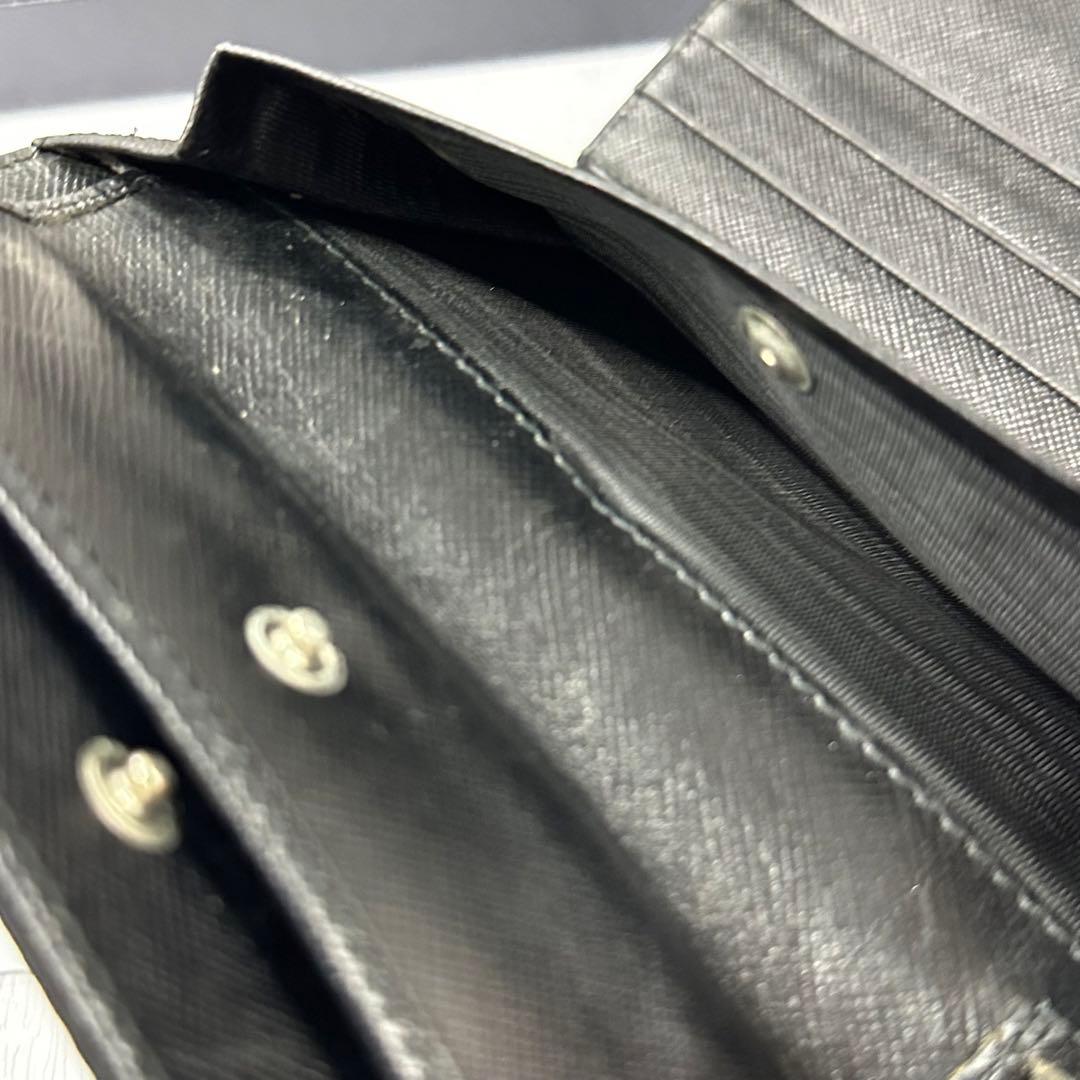 新品同様‼️ プラダ　PRADA 財布　折り財布　ナイロン　三角ロゴ