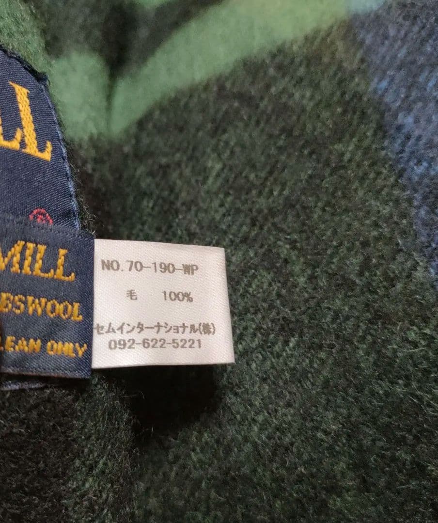 TWEEDMILL/ツイードミル　 チェックストール レディース
