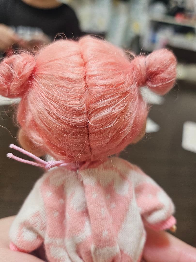 ふ*。様 ooak 創作人形 【可愛い苺ちゃん】創作ヘッド 樹脂粘土ベビー
