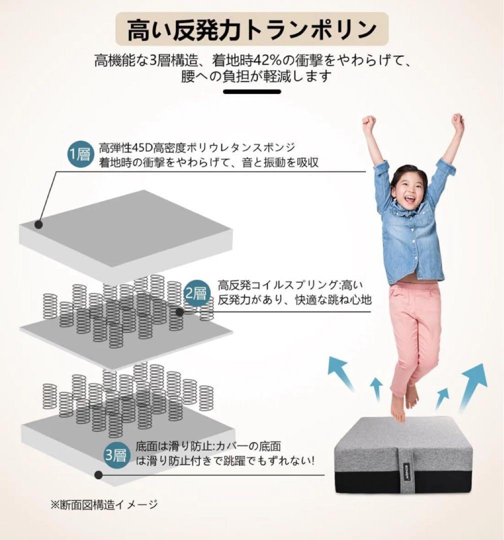 SOHAPIトランポリン クッション 室内用 こども用 大人用 静音 大型