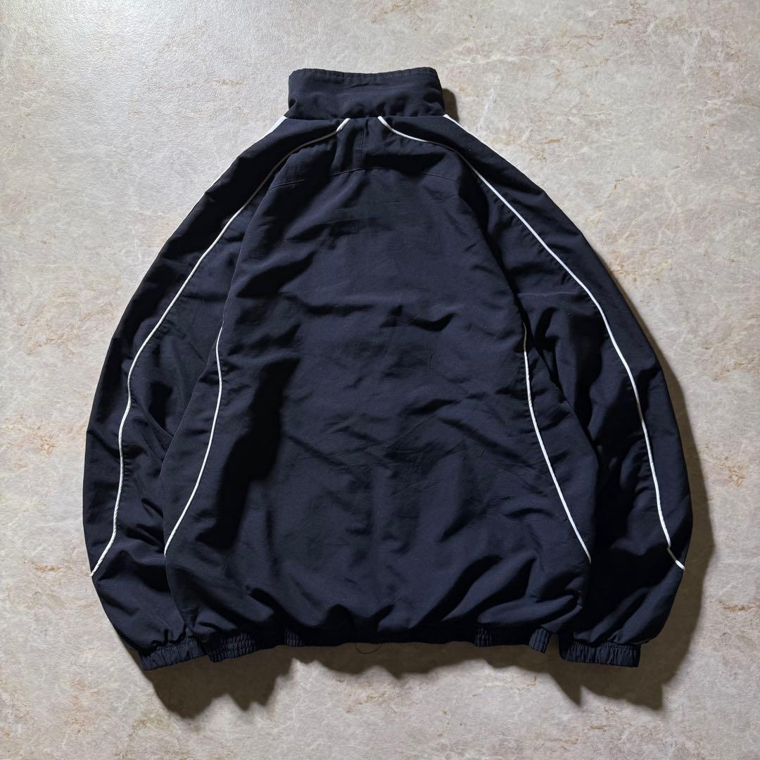 00s adidasトラックジャケット古着ブラックM当時物unisex短丈希少