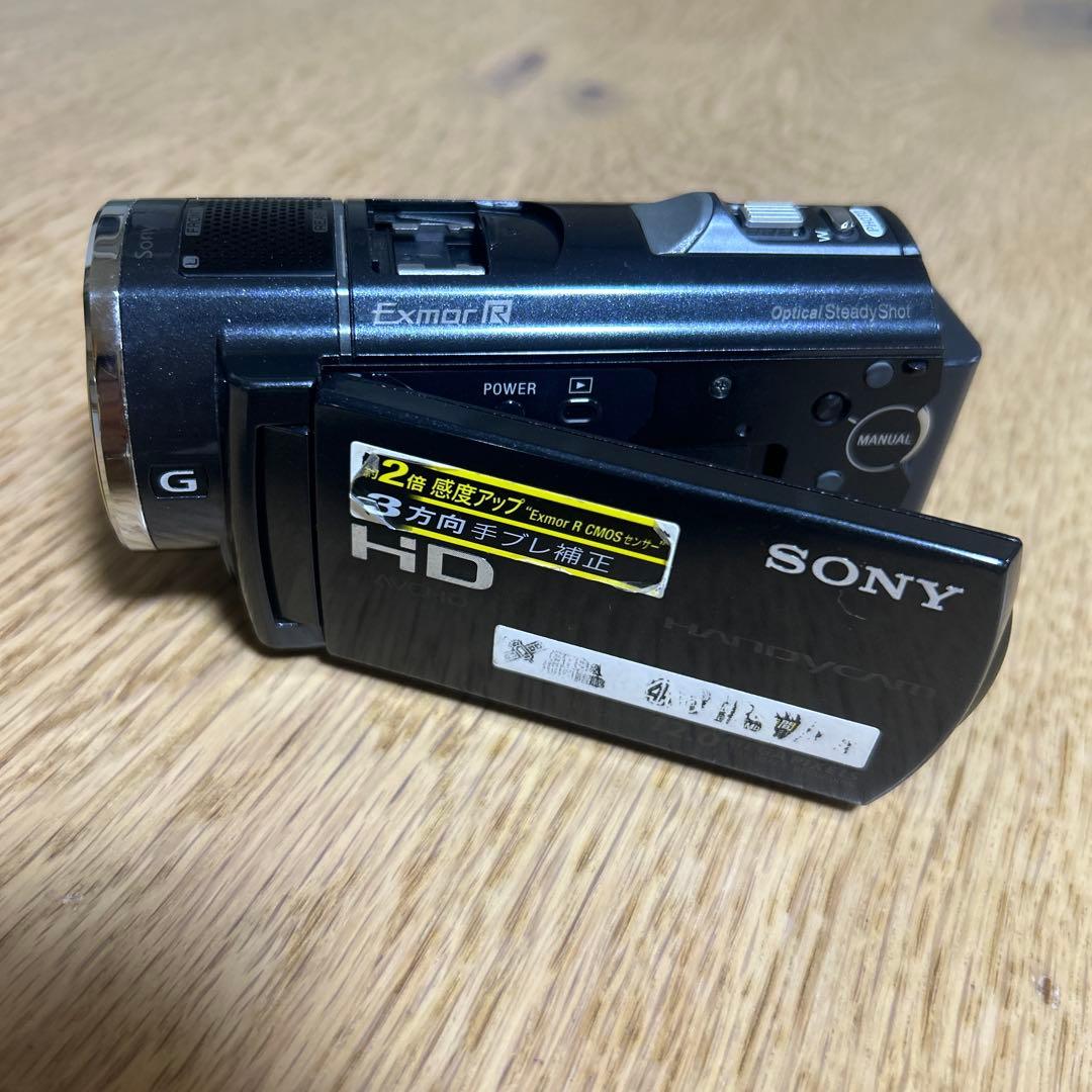 SONY HDR-CX520 ビデオカメラ 動作確認済 バッテリー3個 リモコン