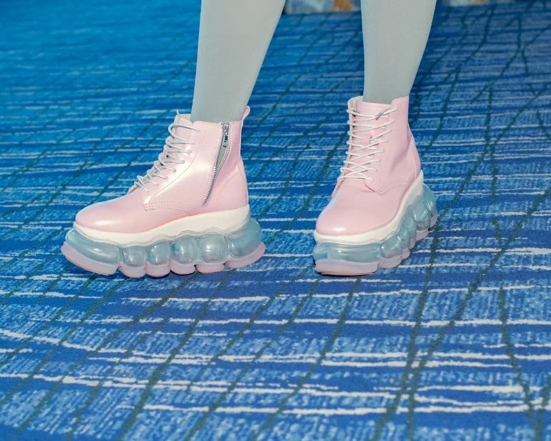 新品 MIKIOSAKABE New \"Jewelry\" Boots Pink