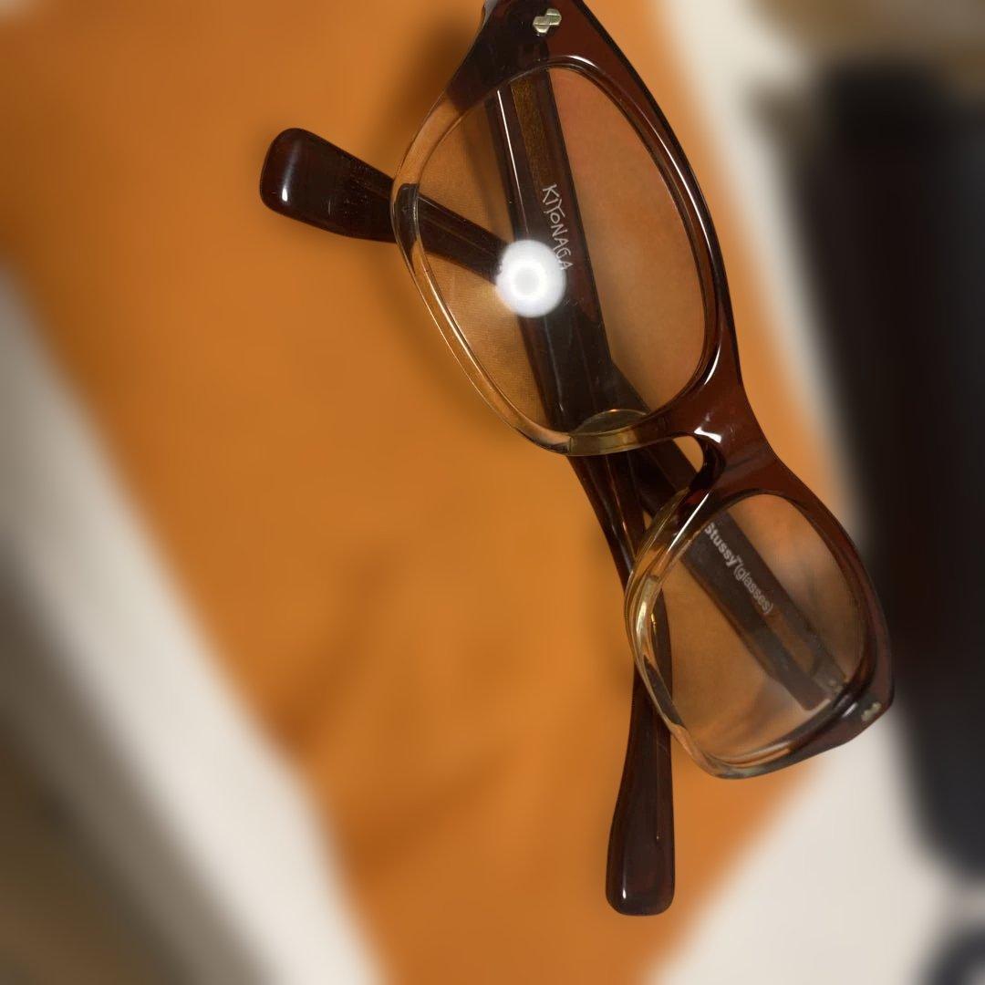 【希少】Stussy kiyonaga茶サングラスステューシー清永浩文old