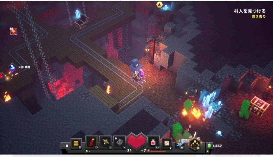 【switch】マインクラフト＋ダンジョンズHero Edition 2本セット
