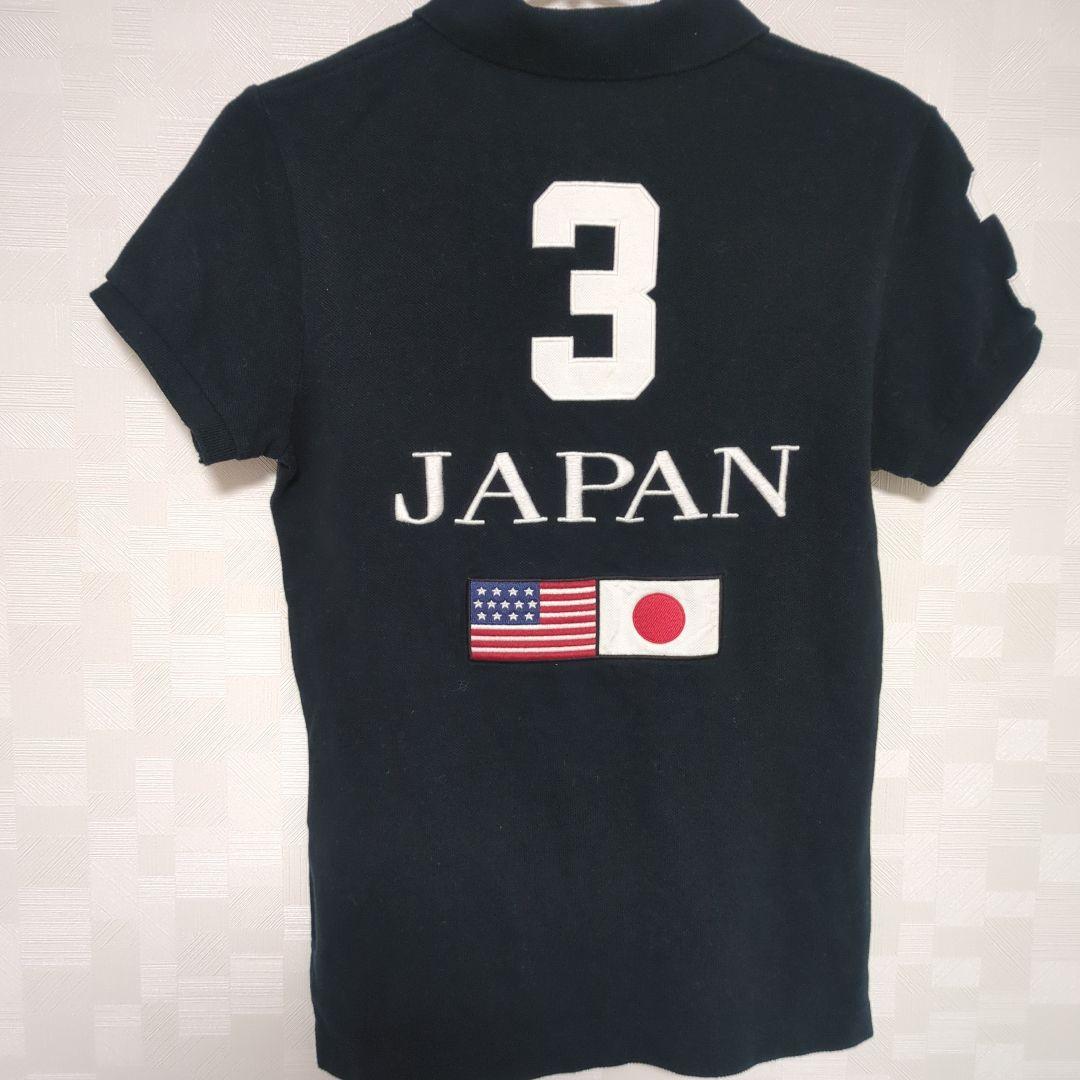 希少 Ralph Lauren ポロシャツビッグポニー JAPAN 黒 M