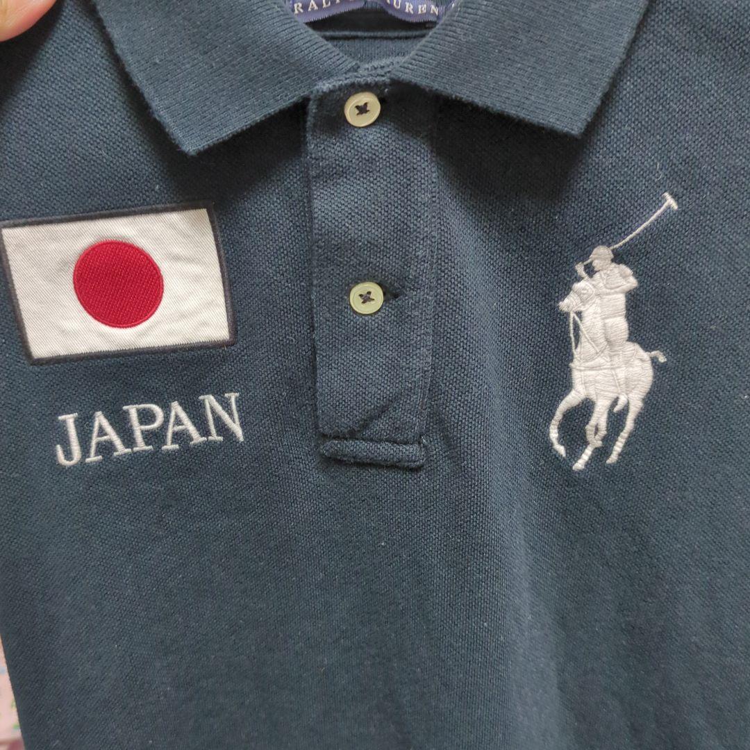 希少 Ralph Lauren ポロシャツビッグポニー JAPAN 黒 M