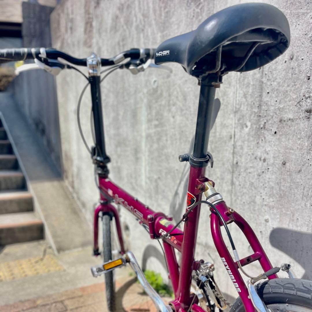 ゆん KHS F20-T2 小径車 ミニベロ クロモリ 2×8速