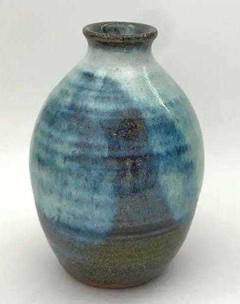 工芸品 Flower base Sake bottle Karatsu-yaki