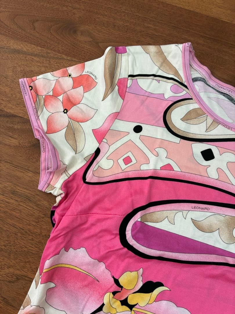 LEONARD 花柄 半袖Tシャツ 2枚セット