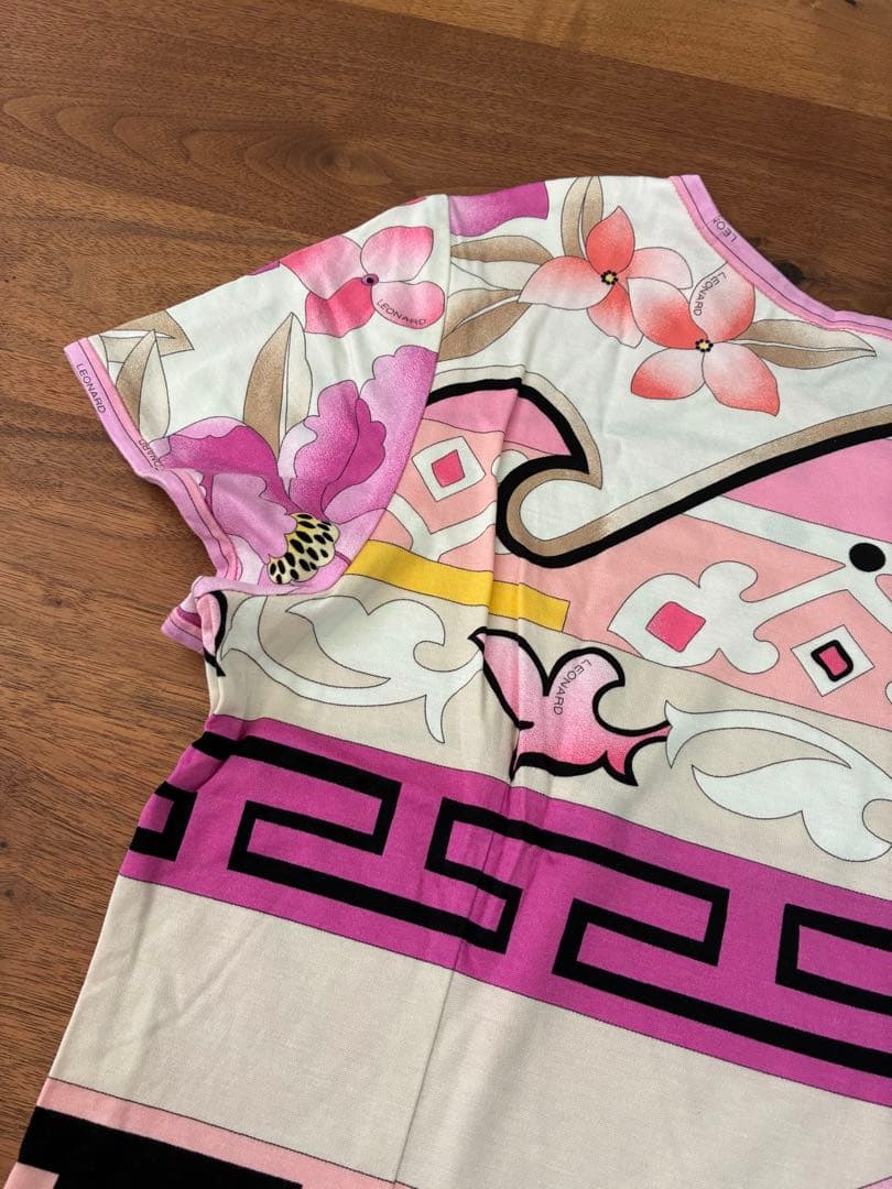 LEONARD 花柄 半袖Tシャツ 2枚セット