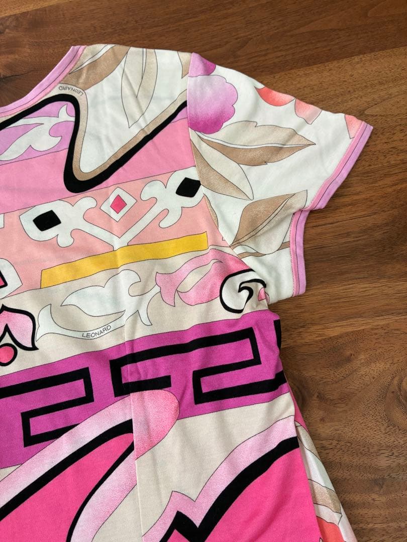 LEONARD 花柄 半袖Tシャツ 2枚セット