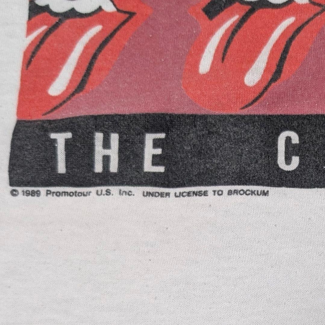 希少☆80s ローリングストーンズ カナダツアー 1989 ヴィンテージTシャツ