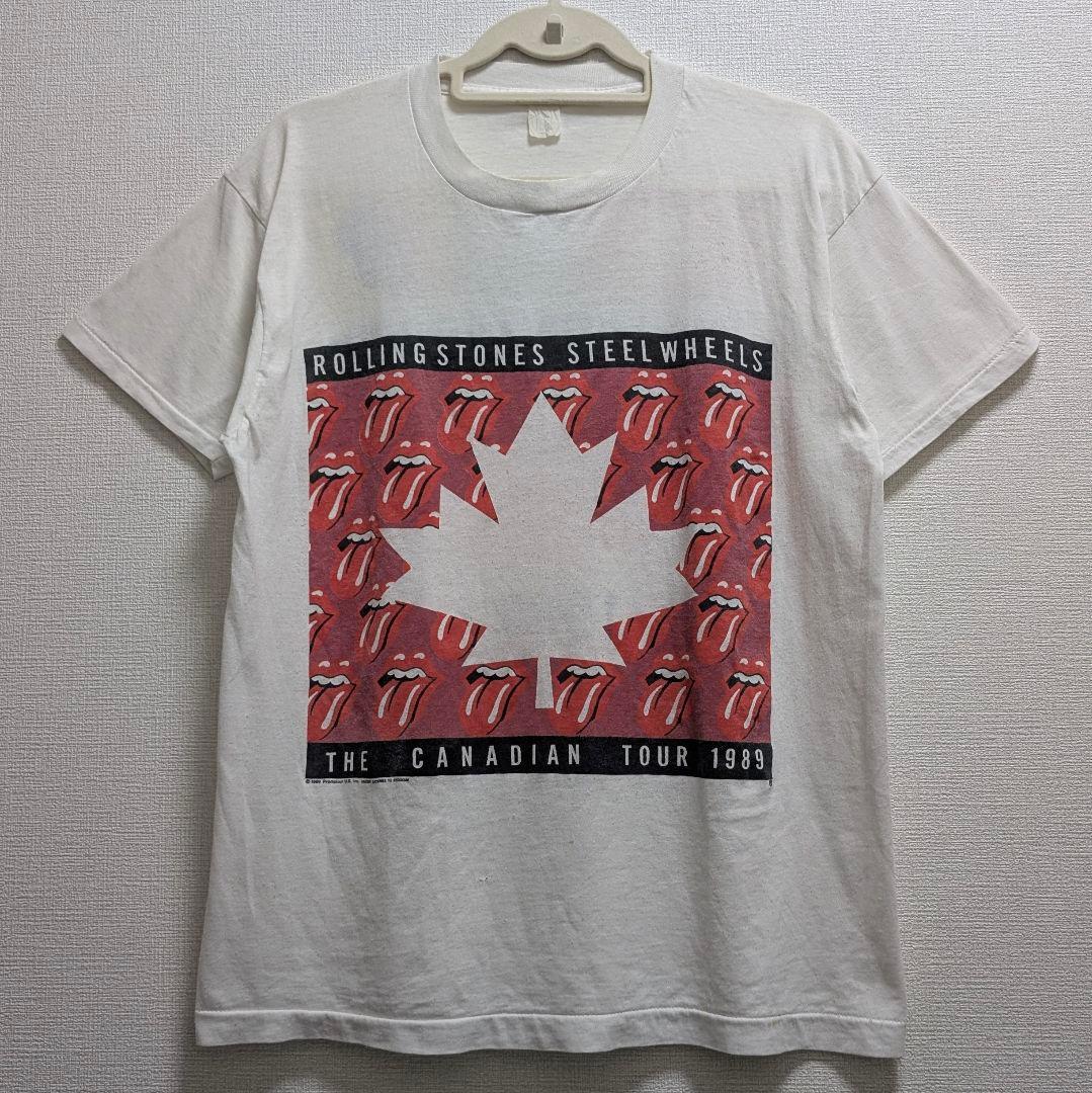 希少☆80s ローリングストーンズ カナダツアー 1989 ヴィンテージTシャツ