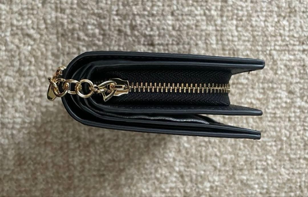 【未使用】COACH ブラック 二つ折り財布