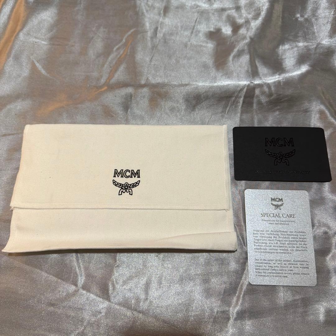 MCM mcm ウォレットチェーン 財布 ブラウン
