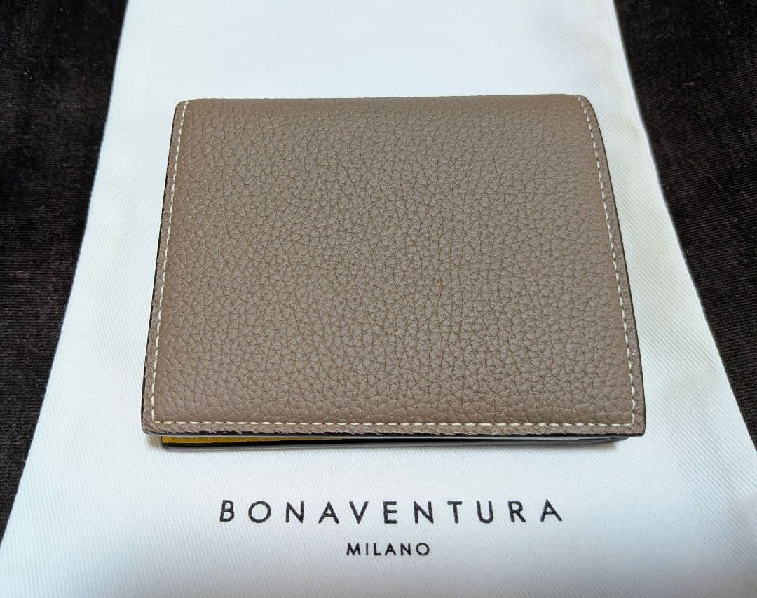り*み様 ☆BONAVENTURA 二つ折り財布 エトープ×イエロー