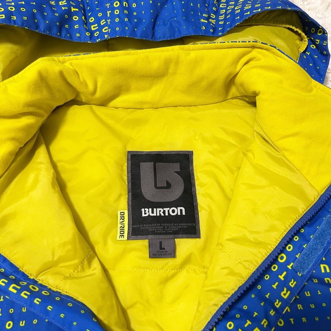 【美品】BURTON バートン スノーボードウェア DRYRIDE L ブルー