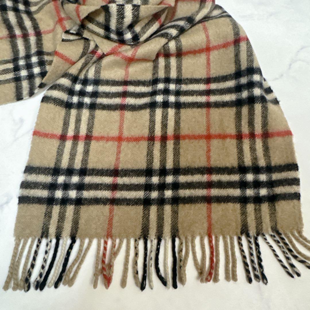 Burberry`s ピュアカシミヤ マフラー ノバチェック バーバリーズ