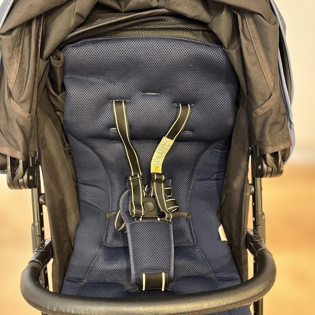 Aprica スムーヴ　プレミアム　ベビーカー ブルーデニム　アップリカ