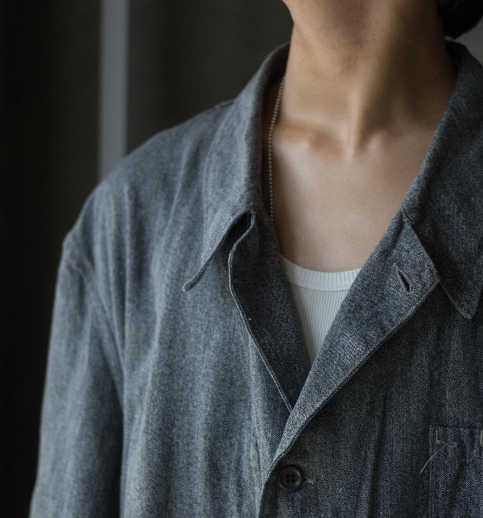 ジャケット・アウター 1950s Black chambray atelier coat