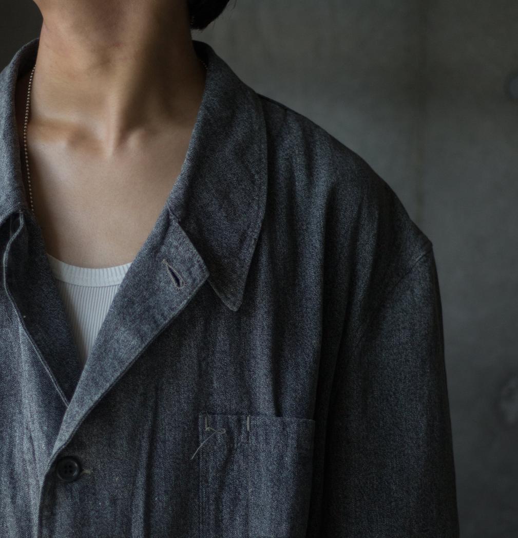 ジャケット・アウター 1950s Black chambray atelier coat