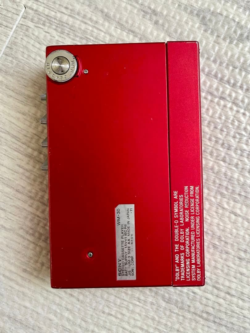 リ*能様 ウォークマンSONY WM-30 動作未確認ジャンク品
